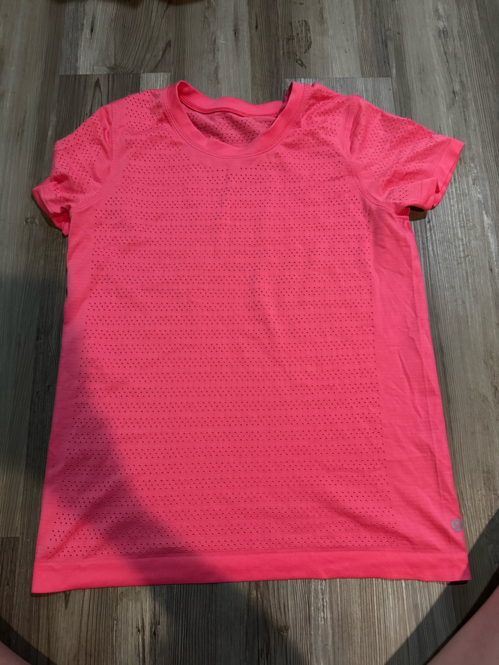 lululemon athletica Perforated Short-Sleeve Knit Top - Hot Pink